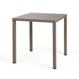 Square Slatted Outdoor Dining Table | Nardi Cube