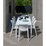 Aluminum Framed Extendible Outdoor Dining Table | Nardi Rio