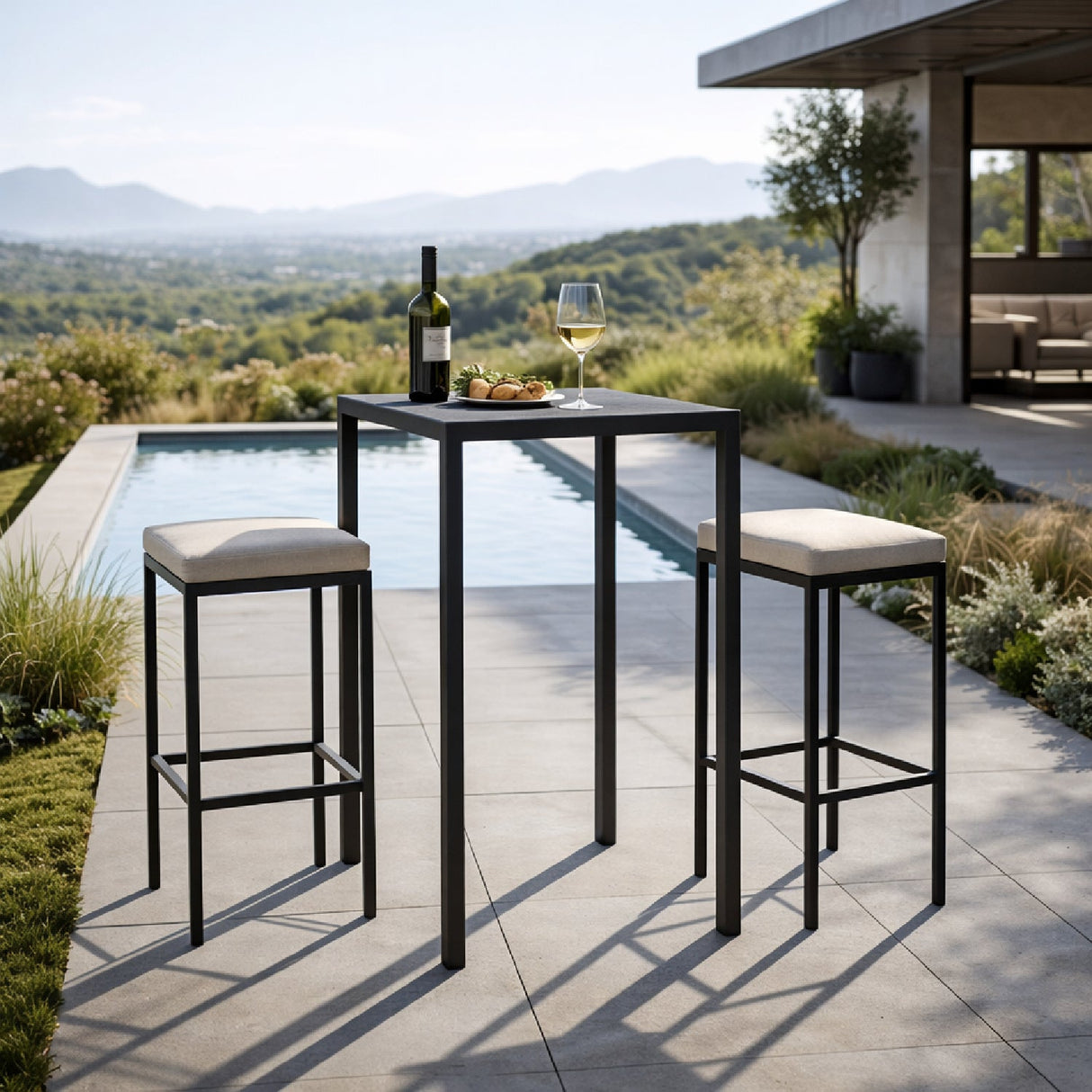   Aluminum Adjustable Outdoor High Table | Oroa.com