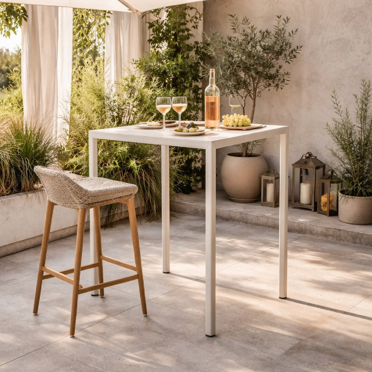   Aluminum Adjustable Outdoor High Table | Oroa.com