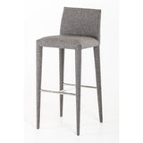 Gray Fabric Bar Stool | OROA Modern Medford