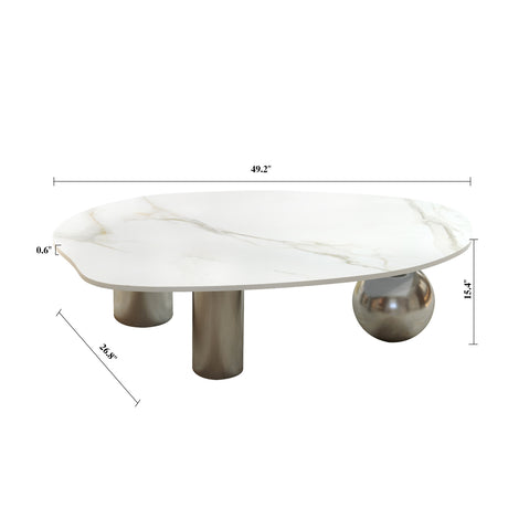 Minimalist Marble Coffee Table | OROA