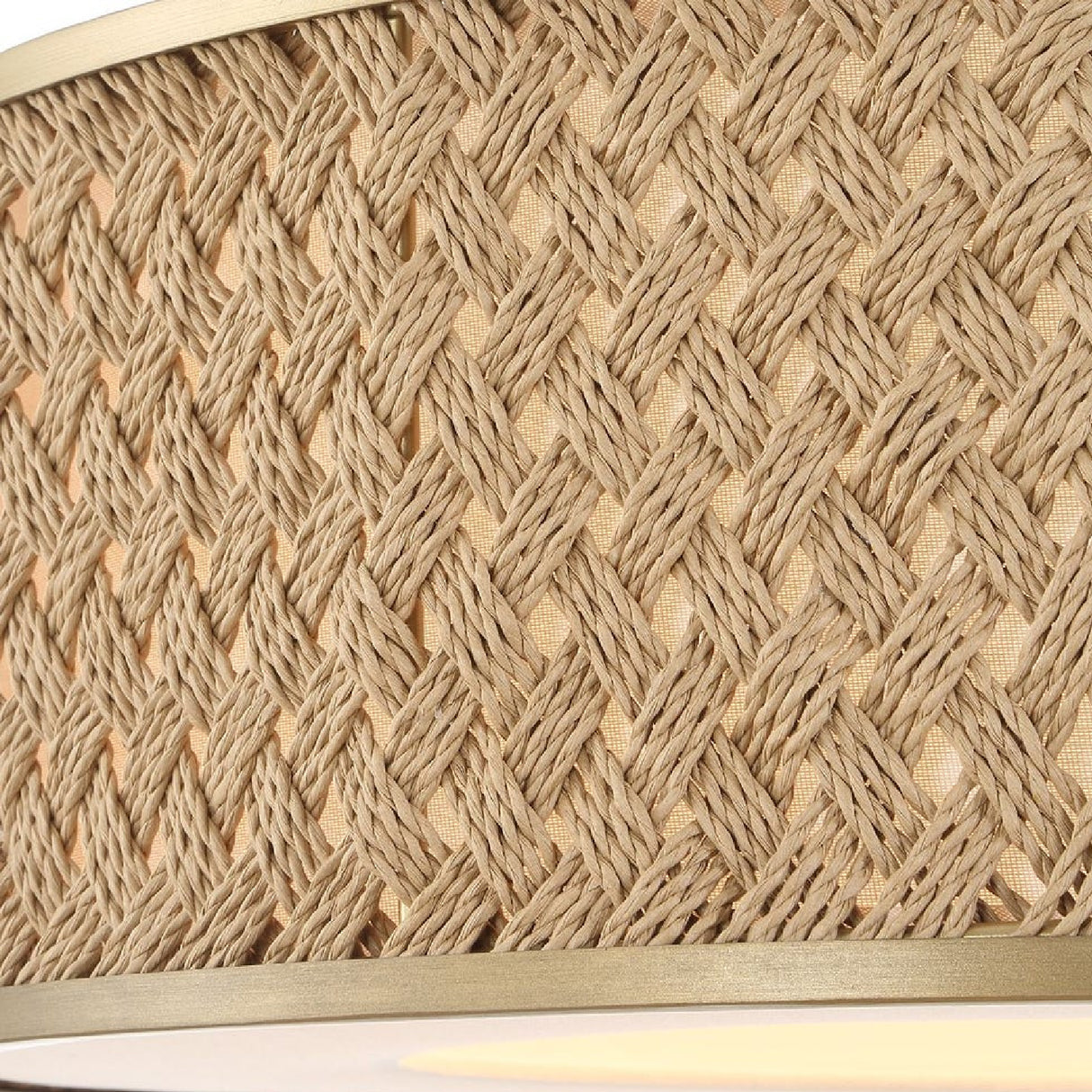 Woven Rattan 4-Light Pendant Lamp | Uttermost Pinchot