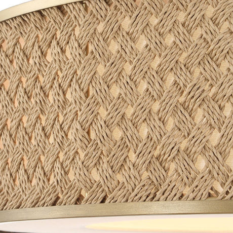 Woven Rattan 4-Light Pendant Lamp | Uttermost Pinchot