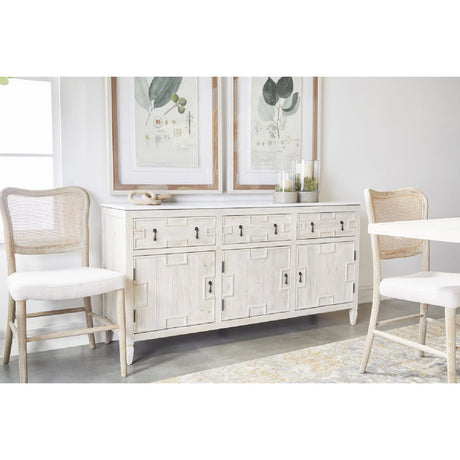 Cane-Back Dining Chair Set (2) | Living Essentials Cela