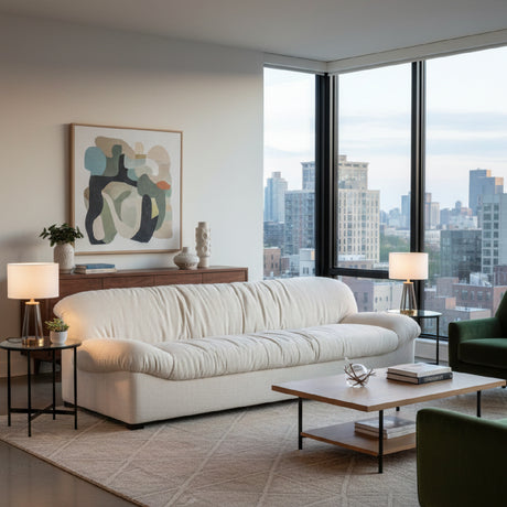 Vintage-Inspired Wrinkled Sofa | Novi Living Halston