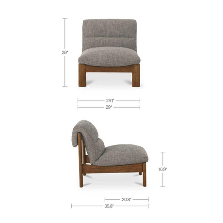 Tufted Lounge Chair | Novi Living Pierce
