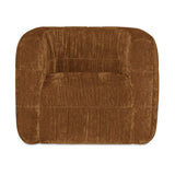 Ruched Chenille Swivel Chair | Novi Living Robson