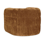Ruched Chenille Swivel Chair | Novi Living Robson