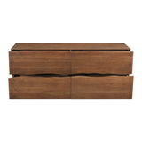 Modern European furniture - Live-Edge Acacia 4-Drawer Dresser - www.oroa.com