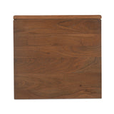 Modern European furniture - Solid Acacia 2-Drawer Nightstand - www.oroa.com