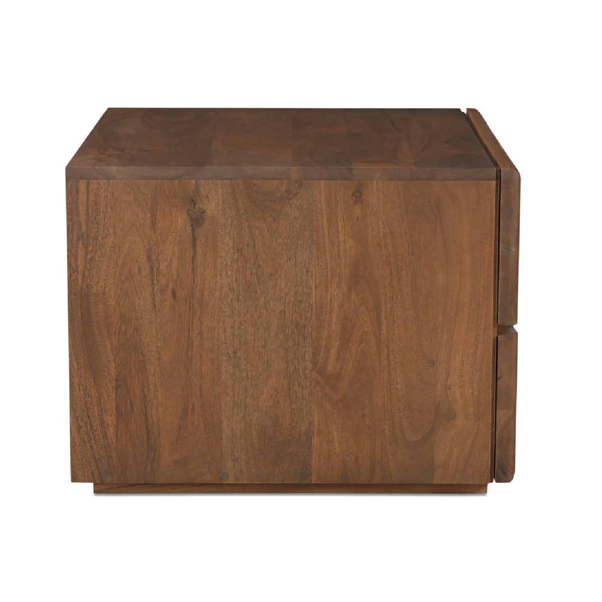   Modern European furniture - Solid Acacia 2-Drawer Nightstand - www.oroa.com | Oroa.com