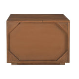 Modern European furniture - Solid Acacia 2-Drawer Nightstand - www.oroa.com