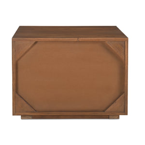   Modern European furniture - Solid Acacia 2-Drawer Nightstand - www.oroa.com | Oroa.com