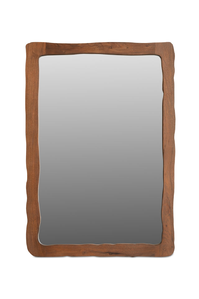 Brown Acacia Wood Mirror | Novi Living Ellis | Oroa.com