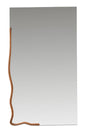 Modern European furniture - Acacia Squiggle Mirror L - www.oroa.com