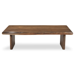 Modern European furniture - Brown Acacia Wood Coffee Table - www.oroa.com