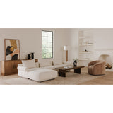 Modern European furniture - Brown Acacia Wood Coffee Table - www.oroa.com