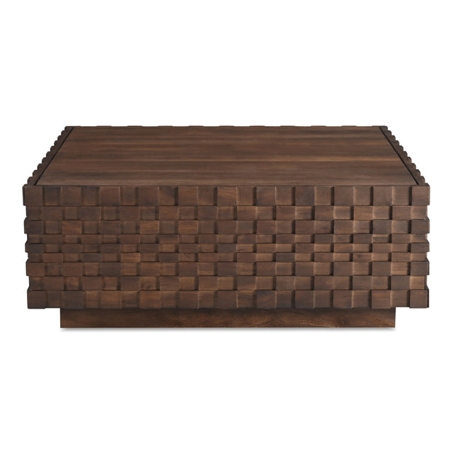 Modern European furniture - Acacia Storage Coffee Table - www.oroa.com