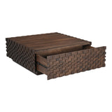 Modern European furniture - Acacia Storage Coffee Table - www.oroa.com