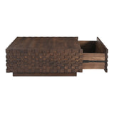 Modern European furniture - Acacia Storage Coffee Table - www.oroa.com