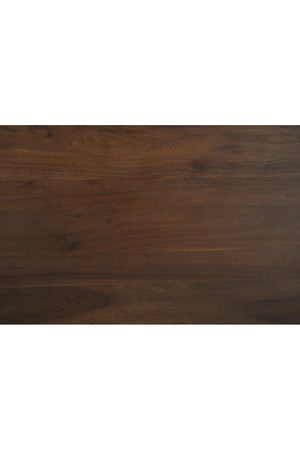 Modern European furniture - Geometric-Patterned Acacia 4-Door Sideboard - www.oroa.com