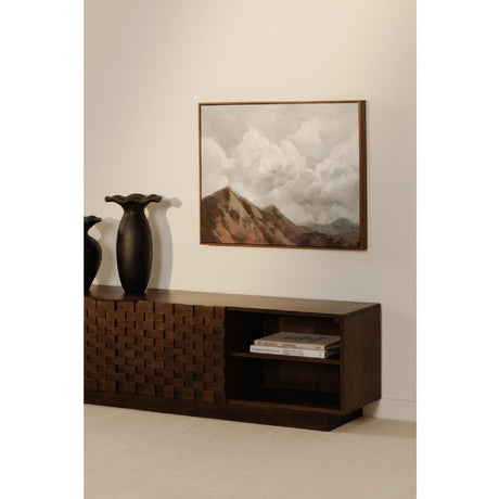 Modern European furniture - Acacia 2-Door Media Cabinet - www.oroa.com