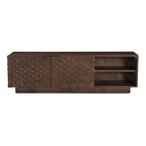 Modern European furniture - Acacia 2-Door Media Cabinet - www.oroa.com