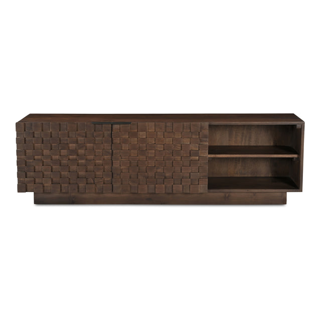 Modern European furniture - Acacia 2-Door Media Cabinet - www.oroa.com