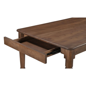 Modern European furniture - Brown Acacia Dining Table - www.oroa.com