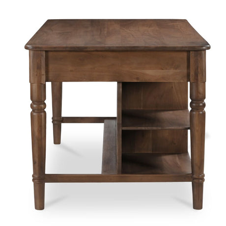 Modern European furniture - Acacia 3-Drawer Kitchen Island - www.oroa.com