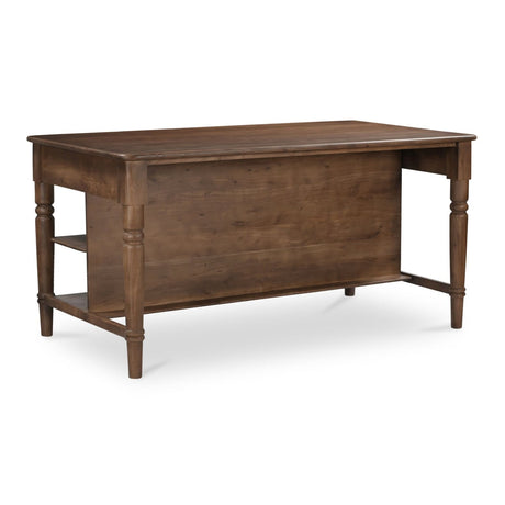 Modern European furniture - Acacia 3-Drawer Kitchen Island - www.oroa.com