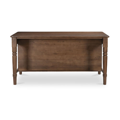 Modern European furniture - Acacia 3-Drawer Kitchen Island - www.oroa.com