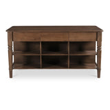Modern European furniture - Acacia 3-Drawer Kitchen Island - www.oroa.com