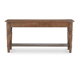 Modern European furniture - 2-Drawer Acacia Console Table - www.oroa.com