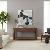 Modern European furniture - 2-Drawer Acacia Console Table - www.oroa.com