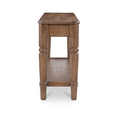 Modern European furniture - 2-Drawer Acacia Console Table - www.oroa.com
