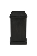 Modern European furniture - Black 4-Sliding Door Sideboard - www.oroa.com