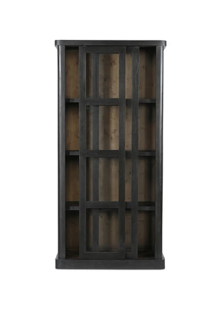 Modern European furniture - Black Sliding-Door Tall Cabinet - www.oroa.com