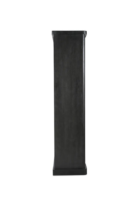 Modern European furniture - Black Sliding-Door Tall Cabinet - www.oroa.com