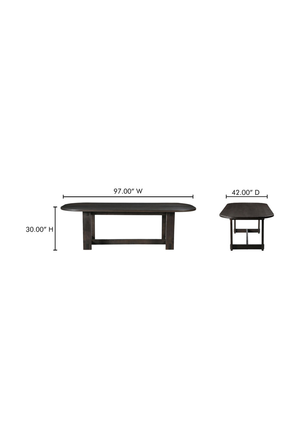 Solid Need Wood Dining Table | Novi Living Glenn