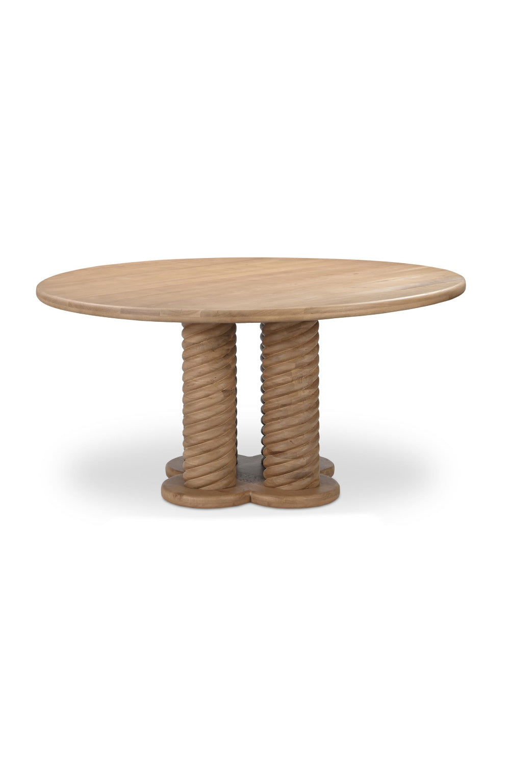 Oak Turned-Leg Dining Table | Novi Living Treccia