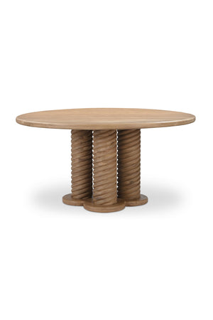 Oak Turned-Leg Dining Table | Novi Living Treccia