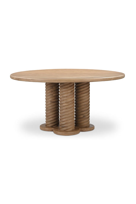 Modern European furniture - Oak Turned-Leg Dining Table - www.oroa.com