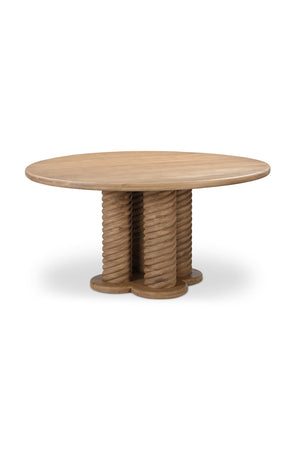 Oak Turned-Leg Dining Table | Novi Living Treccia