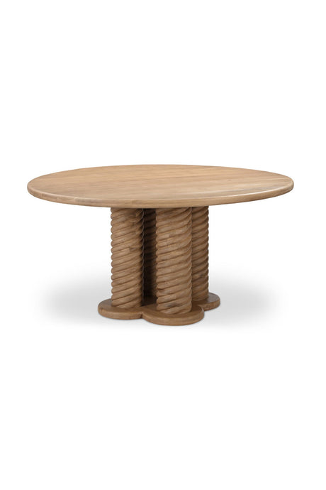 Modern European furniture - Oak Turned-Leg Dining Table - www.oroa.com