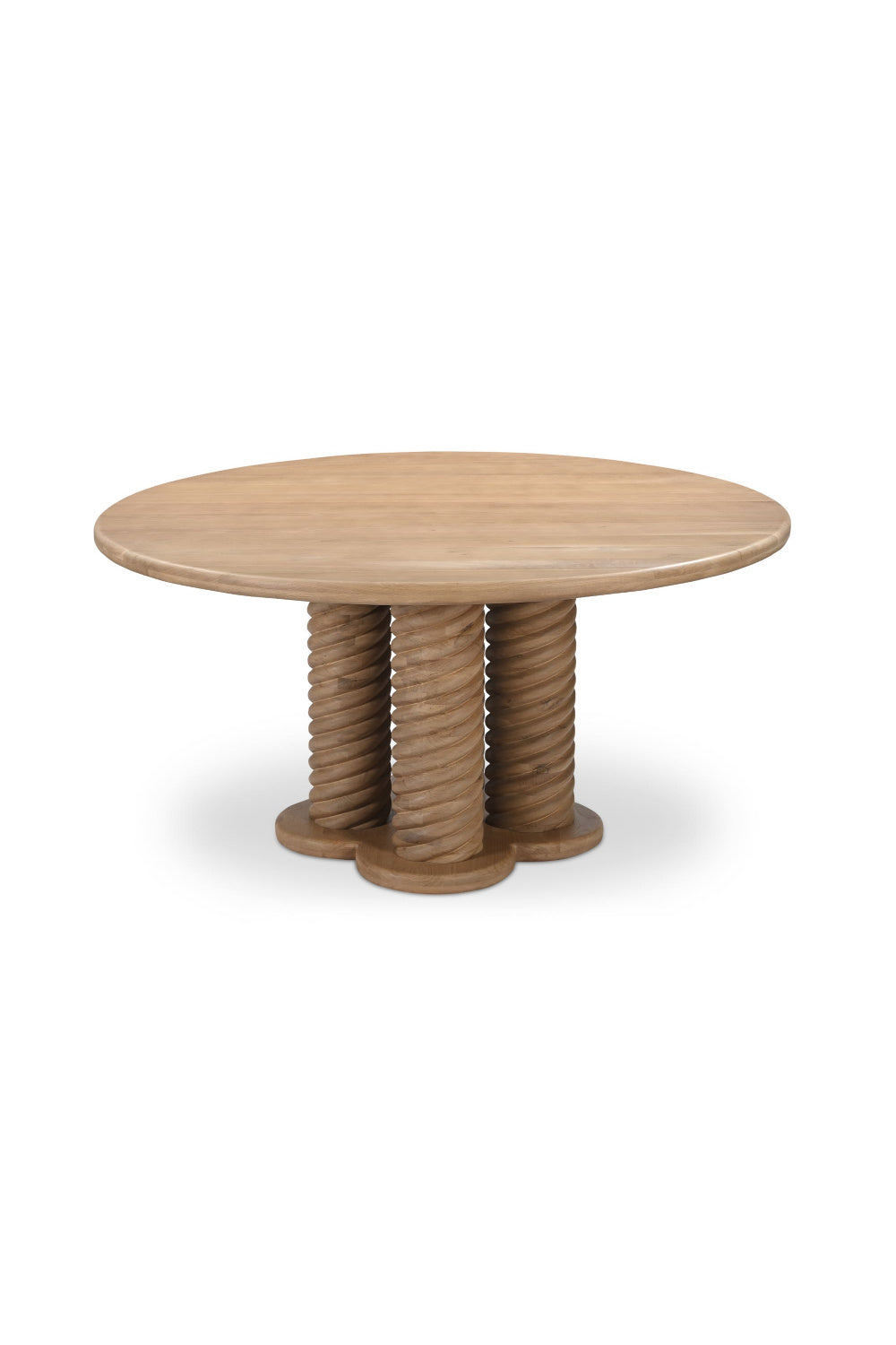 Oak Turned-Leg Dining Table | Novi Living Treccia