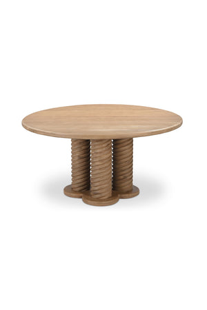 Oak Turned-Leg Dining Table | Novi Living Treccia