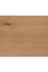 Modern European furniture - Oak Turned-Leg 2-Drawer Nightstand - www.oroa.com