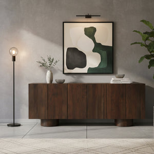 Modern European furniture - Neem Wood 6-Door Sideboard - www.oroa.com
